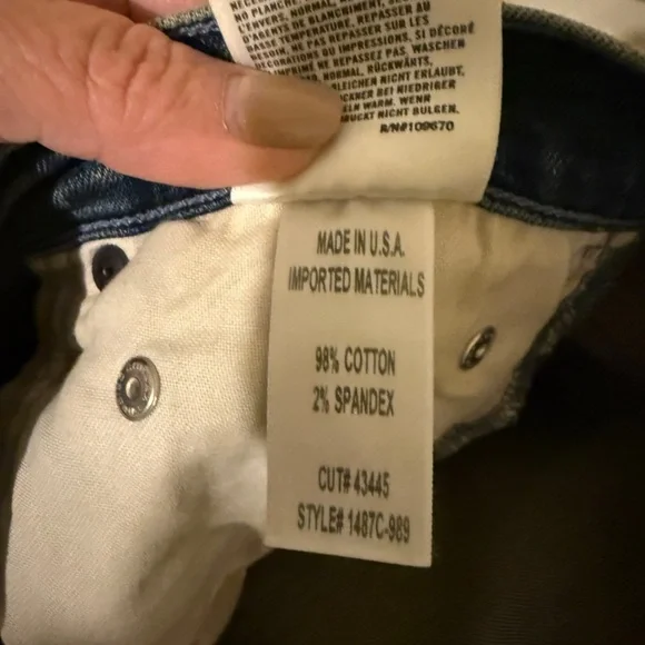 NWT Citizens of Humanity Rocket Crop in Story Mid Rise Stretch Skinny Jeans 30 - Picture 9 of 9